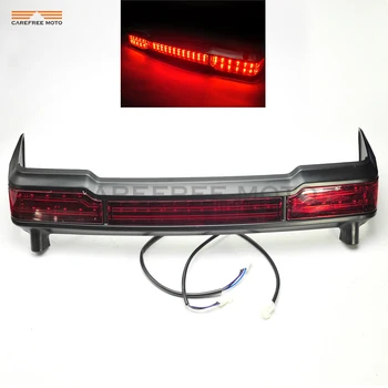 

1 Pcs Black LED Motorcycle Tail Brake Light Signal case for Harley Classic Ultra King Tour Pack 2009 2010 2011 2012 2013