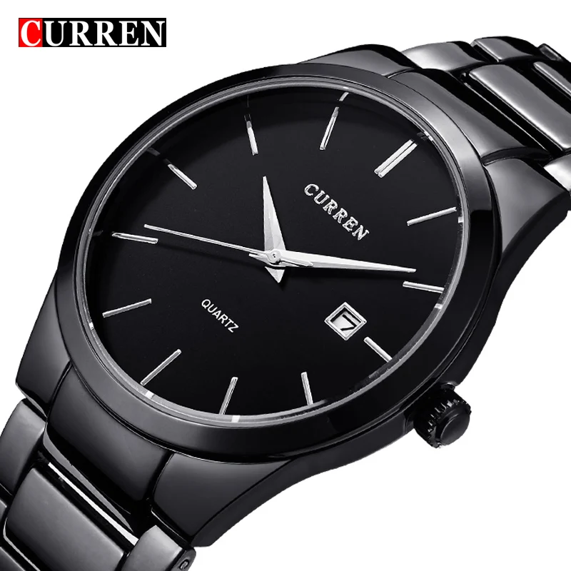 Prix pour 2016 Nouveau Curren quartz Tag Noir plein acier Vogue Casual montre Hommes D'affaires Mâle Relojes hombre Simple Montre-Bracelet cadeau Prix pour 2016 Nouveau Curren quartz Tag Noir plein acier Vogue Casual montre Hommes D'affaires Mâle Relojes hombre Simple Montre-Bracelet cadeau