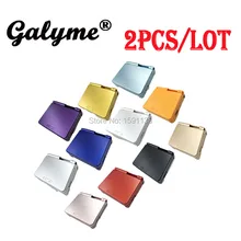 2 шт./партия, новая распродажа, пластиковый корпус, оболочка, подходит для Nintendo dogb Gameboy Advance SP для мальчика Advance SP, запасная часть, многоцветная крышка корпуса