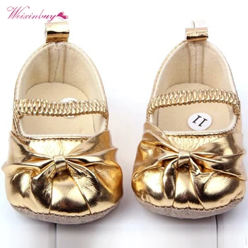 

WEIXINBUY Lovely Baby Toddler Baby Girl Soft Sole Flower Prewalker Crib Shoes