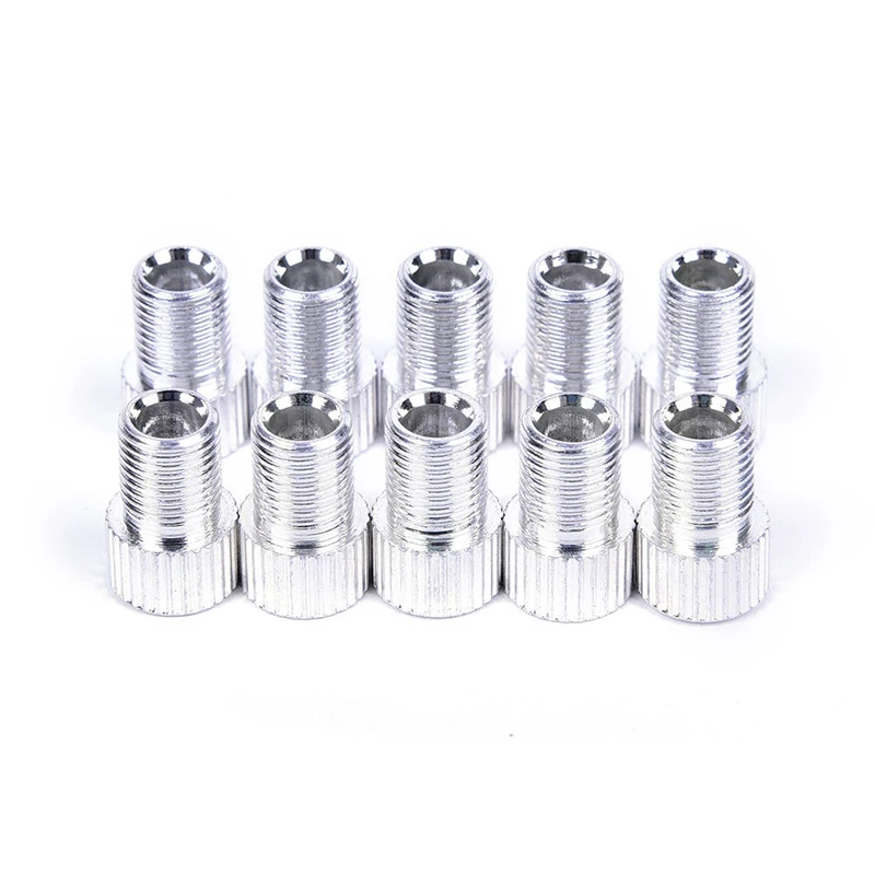 

10*Pump Bicycle Convert Presta to Schrader Bike Valve Adaptor Tube Pump Tool HOT