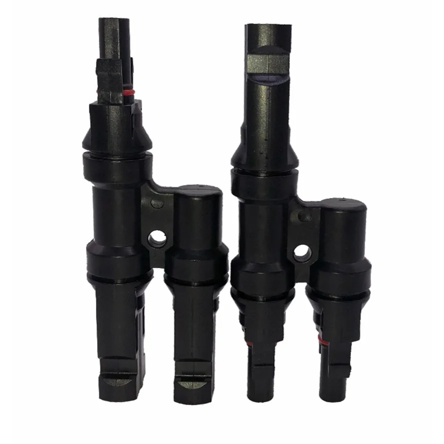 

1Set Multi T Branch MC4 Connector for Solar Panel Parallel Connection Branch Two PV Module Panel Connect Solar System