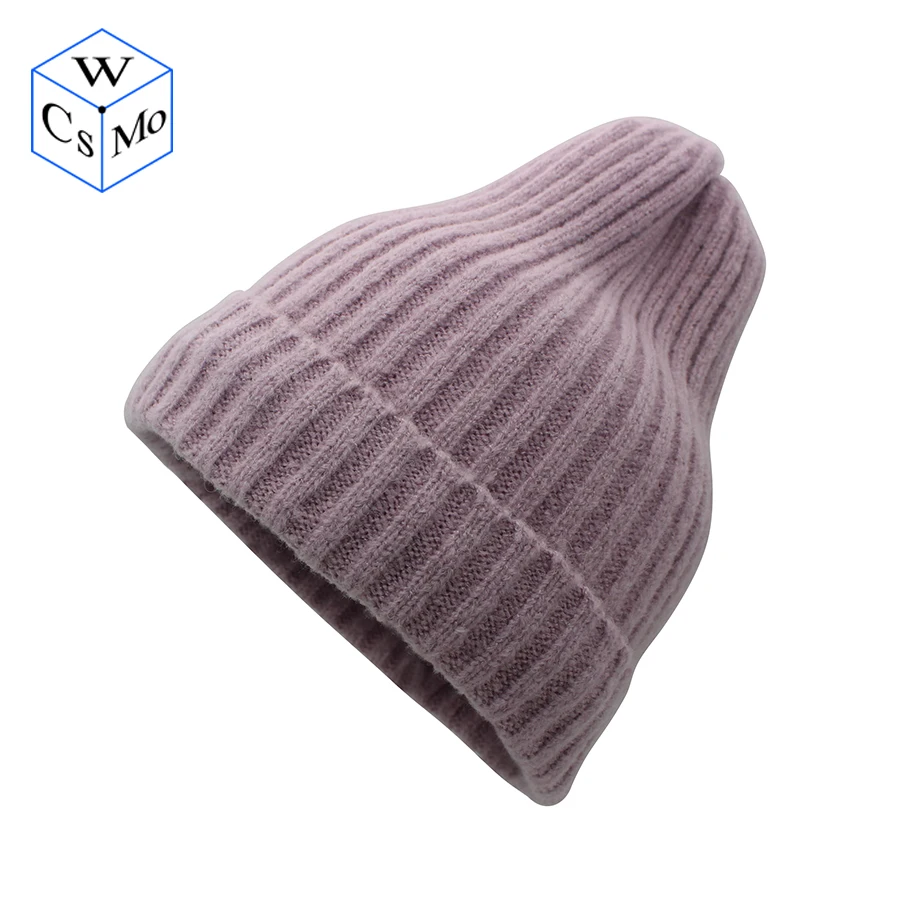 

2018 NewMale Female Autumn Winter Casual Cashmere blend Knit Hats For Women Men Beanie Hat Warm Cap Knitted Caps Beanie Hat