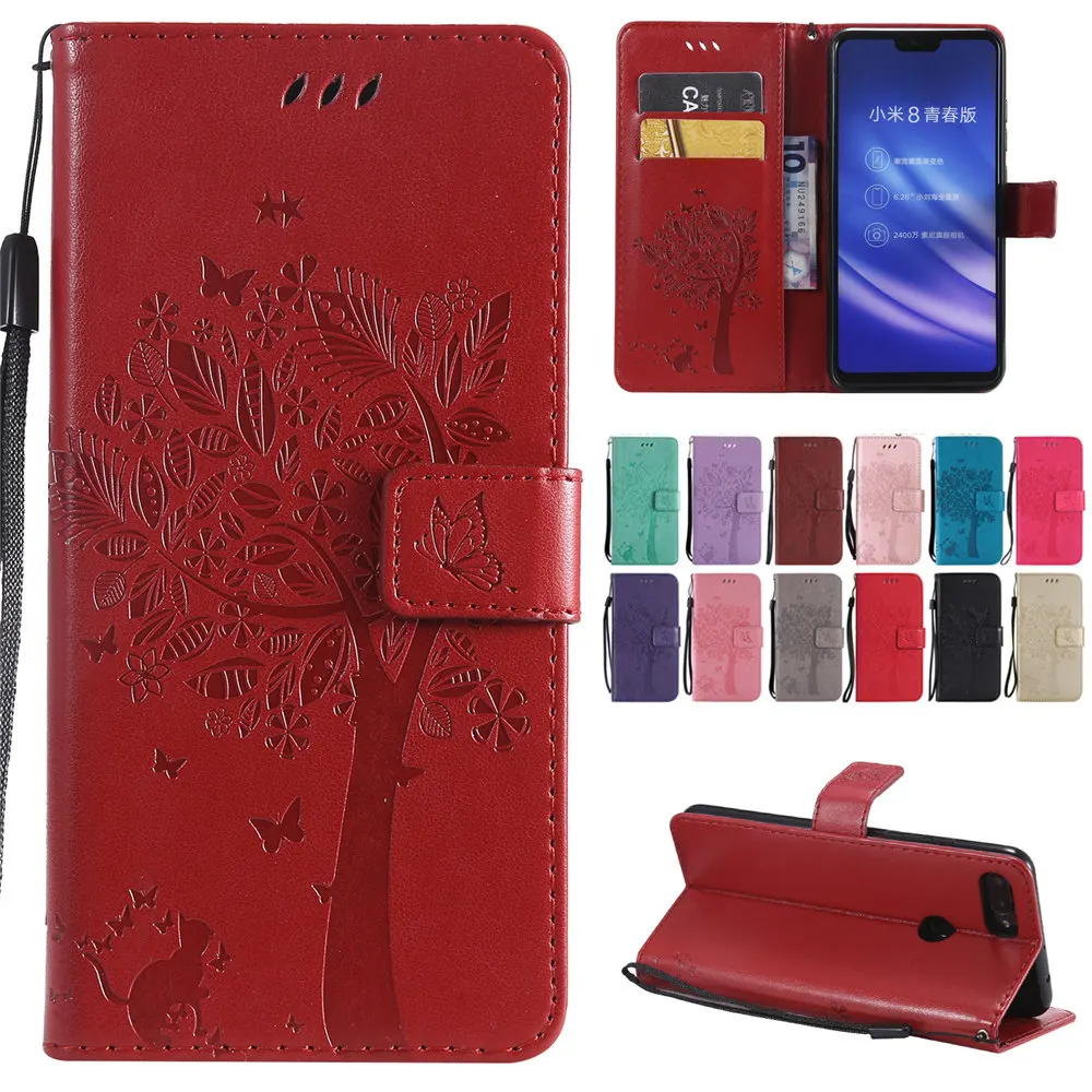 

PU Leather Case For Xiaomi Redmi 3S 6 pro note 3 4 4X 5 6 pro Wallet Cover For Xiaomi F1 Mi play 5 6 8 A1 A2 lite Flip Case