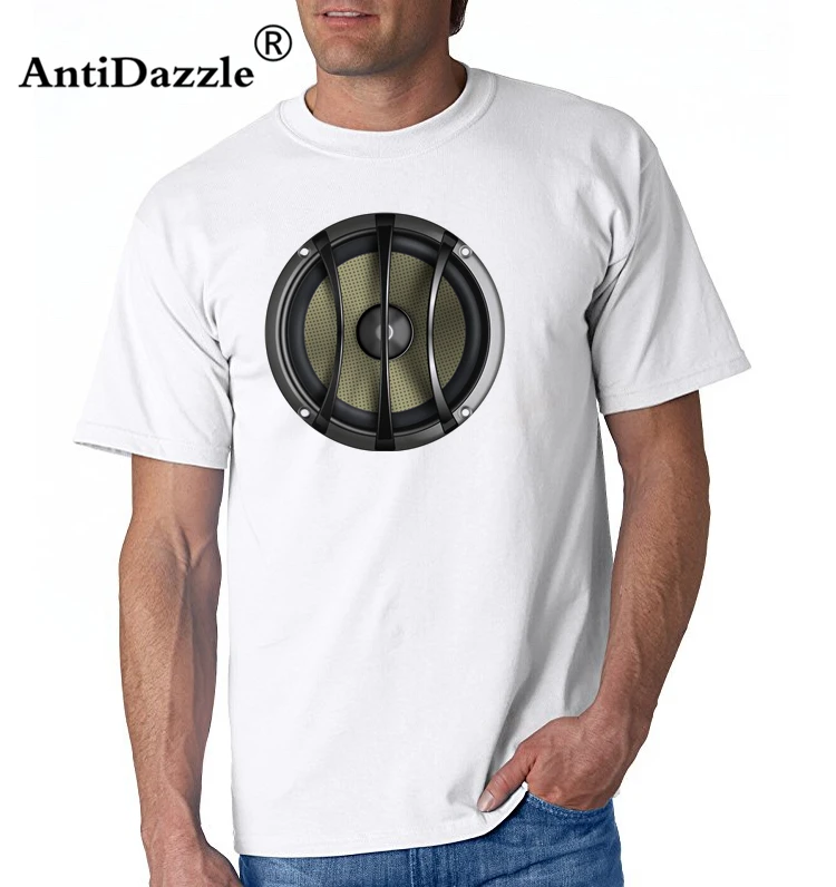 Лето 2018 известная марка Динамик футболка Колонки громкий Music Graphic Tee человек