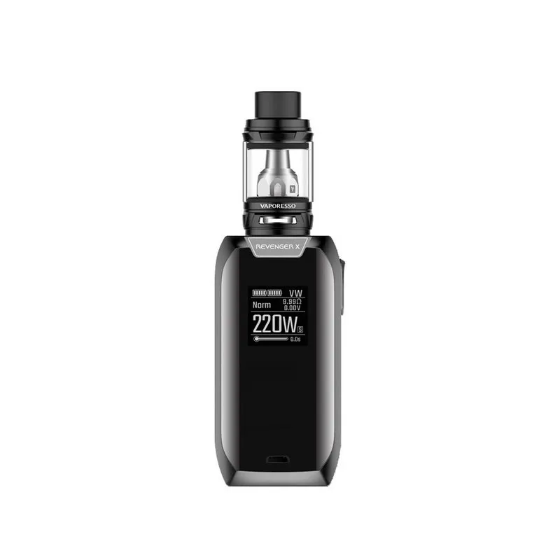

Best Revenger X 220W TC Starter Kit by Vaporesso 2.2. TC NRG Sub-Ohm Tank. 220W