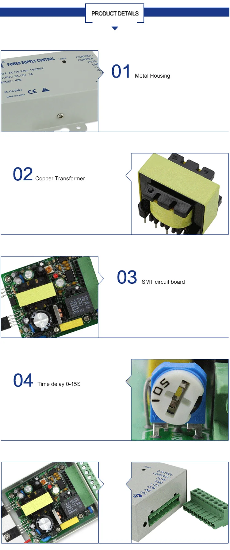 Импульсный источник питания для контроля доступа DC12V/3A дверная машина выделенный блок питания/миниатюрная мощность/электрический замок