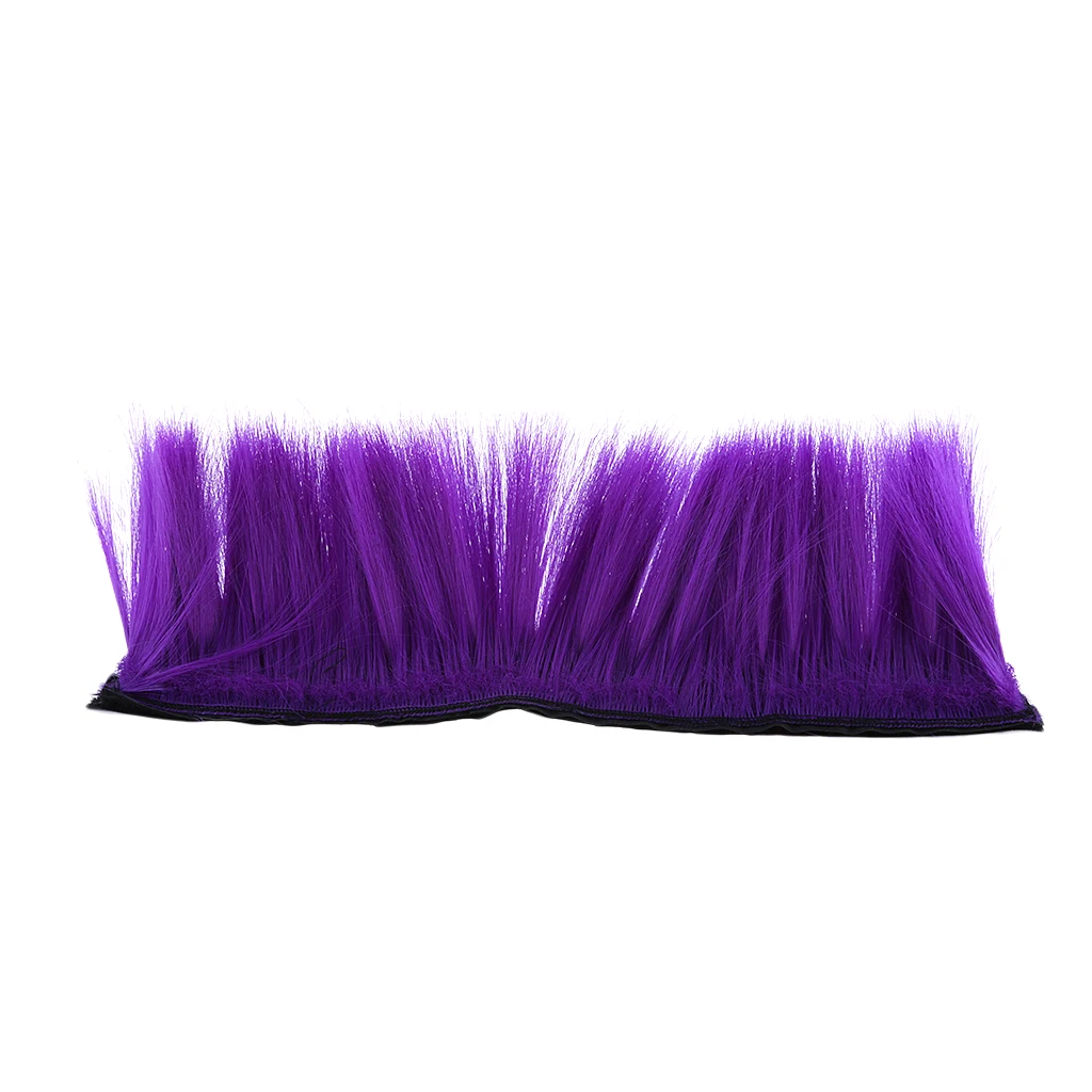 Motorcycle Adhesive Helmet Mohawk Hair Patches Skinhead Costumes Wig Skinhead Wig for Cosplay Costumes Hairpiece