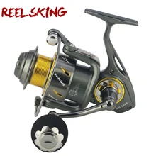Спиннинговое колесо Рыболовная катушка 5000 серии рыболовные катушки литье цельнометаллический нержавеющая углеродная Тормозная анти-Морская вода 13+ 1BB CNC рокер RK