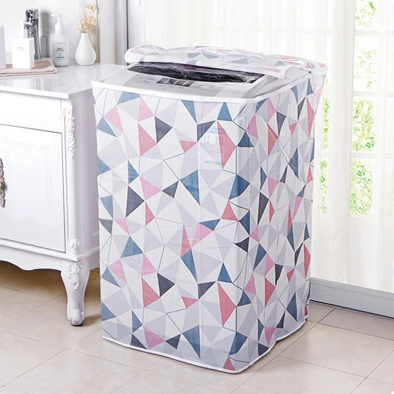 Printing PEVA Sunscreen Dust Proof Cover Washing Machine Cover