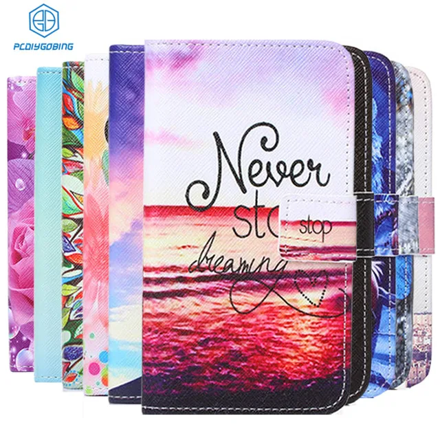 Cheap Leather Wallet Flip Case Flower Cover For Samsung Galaxy S3 S4 S5 Mini S7 edge S8 Plus A3 A5 A7 2017 A520 A720 A320 J5 J7 Prime
