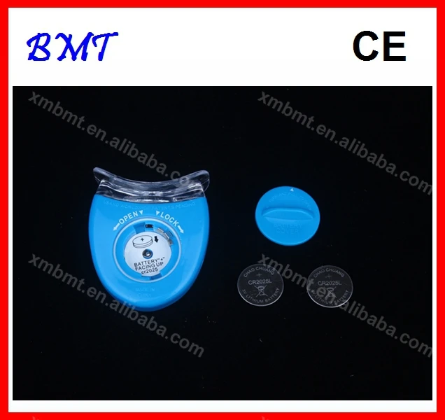 

5pcs/pack Home use Mini Handheld Teeth Whitening LED Accelerator Cool Light with Battery,Blue colour FREE SHIPPING