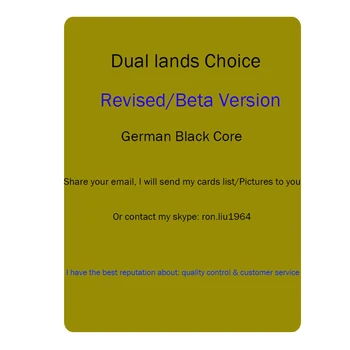 

Ron's Dual lands magical proxy playing Cards Choice Best Quality and Customer Service Board Game Deck Cards