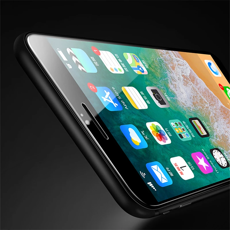 5D стекло для iPhone 6s 6 7 8 Plus полное покрытие закругленные края закаленное Защита