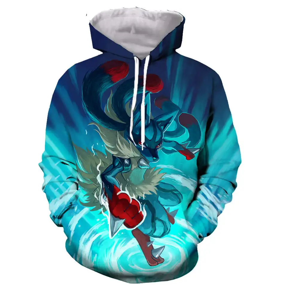 lucario hoodie with ears