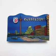 Сувениры для путешествий по всему миру Германия Дюссельдорф/Рейн/Рейнская башня магниты на холодильник домашний декор