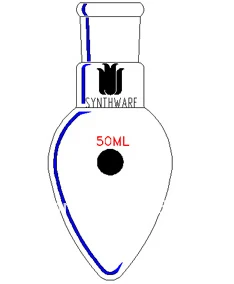 Колба, форма груши, одногорлый, Емкость: 15 мл, стык: 14/20 F321415L