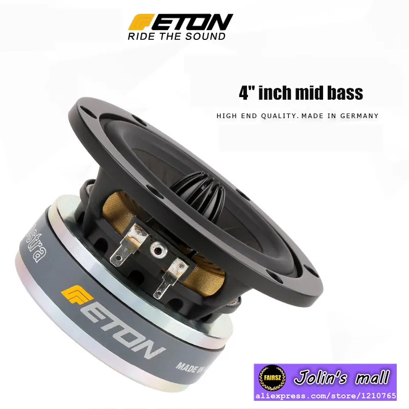 

Germany ETON 4-512/C8/25 RP 4 inch bass speaker fever quality 8 ohm 40W
