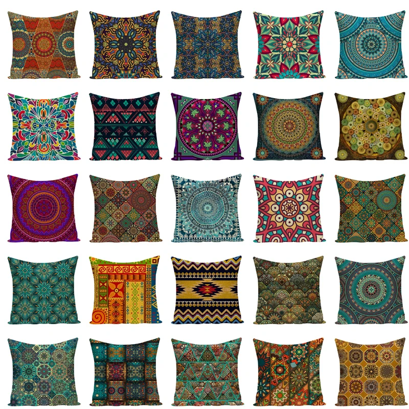 Geometric cover cushion colorful home decor cushions Custom linen cushion covers morocco decorative cushions pillow covers