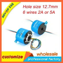 Генератор переменного тока используется скольжения кольцо 6 схемы сигнала/2а сквозного отверстия скольжения кольцо SENRING 12,7 мм(0,5 '