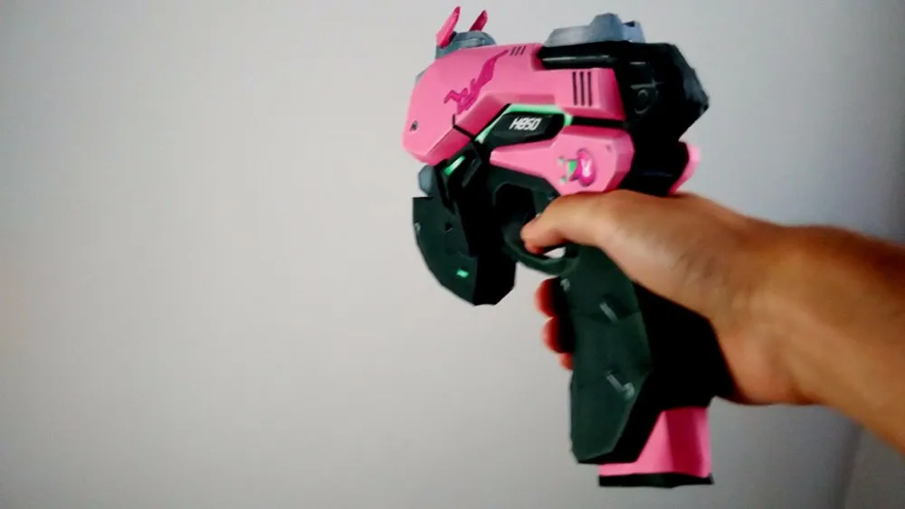 DIY 1:1 3D головоломка бумага D. Va пистолет для косплея косплей реквизит оружие Ремесло бумажные игрушки пистолет для d. va костюмы зентай боди