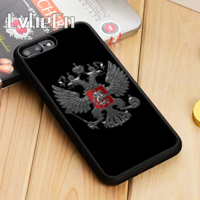 Чехол для телефона LvheCn с российским гербом флагом 03 чехол iPhone 5 6s 7 8 plus 11 12 Pro X XR XS max