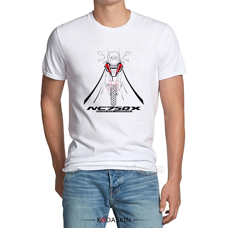 KODASKIN Moto футболка для Honda NC750X мотоцикл GP Raing повседневные хлопковые топы Футболка мужская футболка