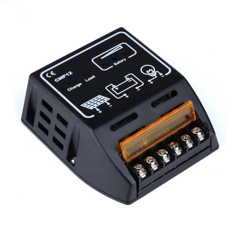 

Smart Solar Charger Controller 12V 24V 10A Solar Controller For Small Power Generation System and Solar Electric Fence Battery
