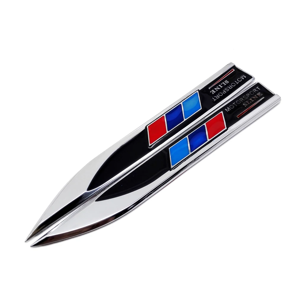 

Car Exterior Accessories Metal Waterproof Badge Sticker for BMW F10 X1 X4 A3 A4 B6 GT E60 E90 E53 E34 Z3 Z4 Bumper Emblem Decal