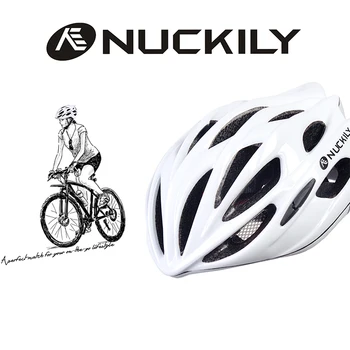 

NUCKILY Cycling Helmets Outdoor Men Women Bike Helmet Ultralight Mountain Road Bike Adjustable Integrally Molded Cycling Helmets