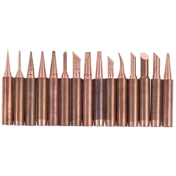 

10Pcs 900M-T-K Diamagnetic Copper Soldering Iron Tip Lead-free Solder Tip 44*7mm(H*D)