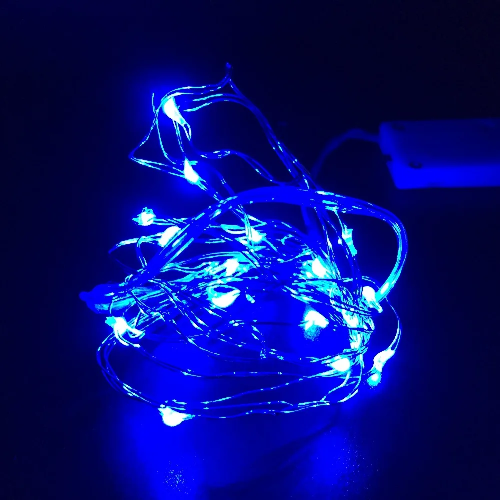 2 м светодио дный светодиодная гирлянда медная проволока Corker String Fairy Lights для стеклянного ремесла бутылка год/Рождество/валентинки Свадебные украшения Ra