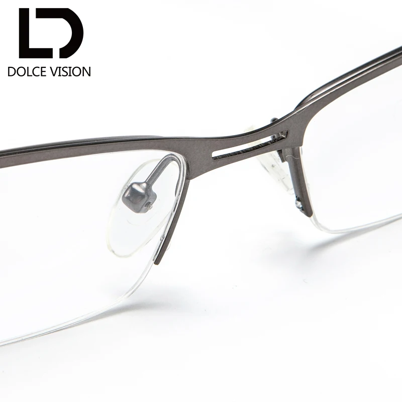 Qualität Business Klare Halb Rezept Dolce Vision Col002 Männer Gläser Klassische Absolvierte Korrektur Männlichen Neue Hohe Linse Rahmen PH6xH0q