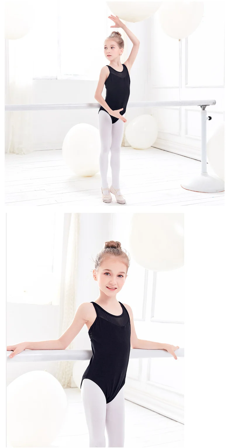 Трико для девушек бретели для нижнего белья балетные костюмы одежда рубашка для балета гимнастика Купальник танцев