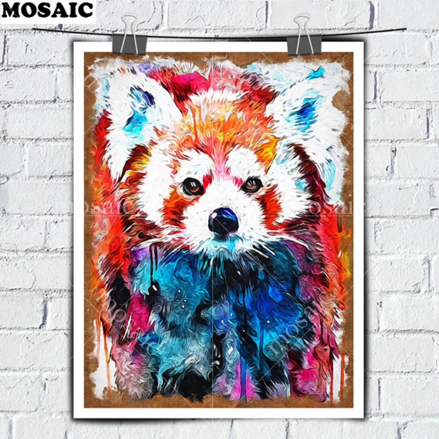 diamond painting red panda