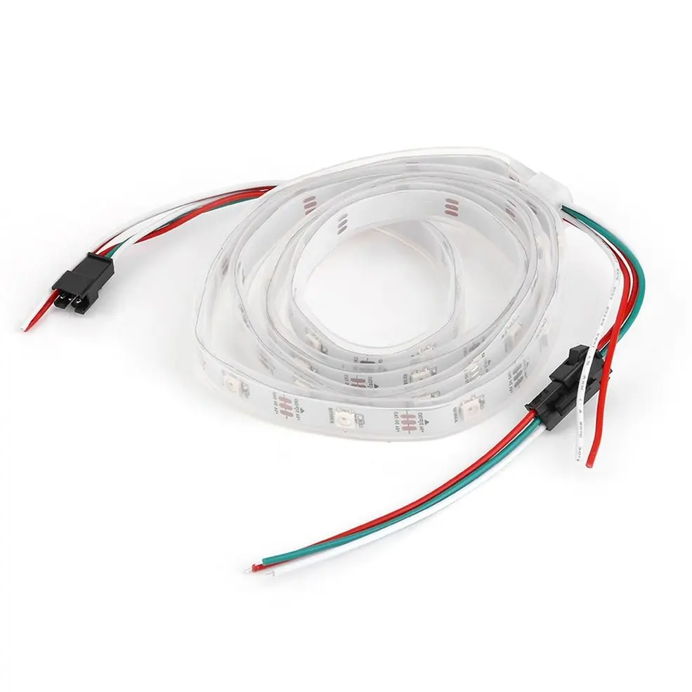 

10 PCS 1M 30LED 5050 LED Strip Light Waterproof Addressable White Shell