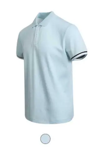 Xiaomi Cottonsmith модные повседневные футболки Одежда для поло Для мужчин высокое качество хлопок тонкий одежда Polo футболка с коротким рукавом - Цвет: Sky blue  L