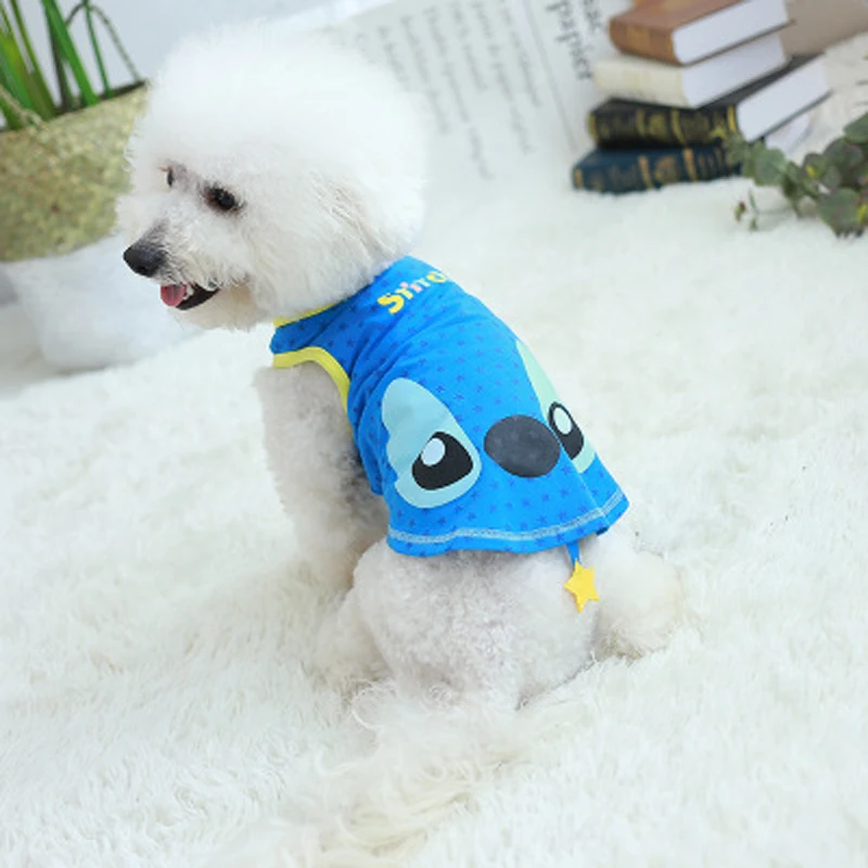 Summer Pet Puppy Vest for Big Dogs Polyester Cool Dog Shirt Comfortable