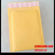 Подарочная упаковка Сумки оптом желтая Крафтовая Бумага Бумажная прокладка Сумка-конверт 30x20*30 см экспресс почтовые конверты
