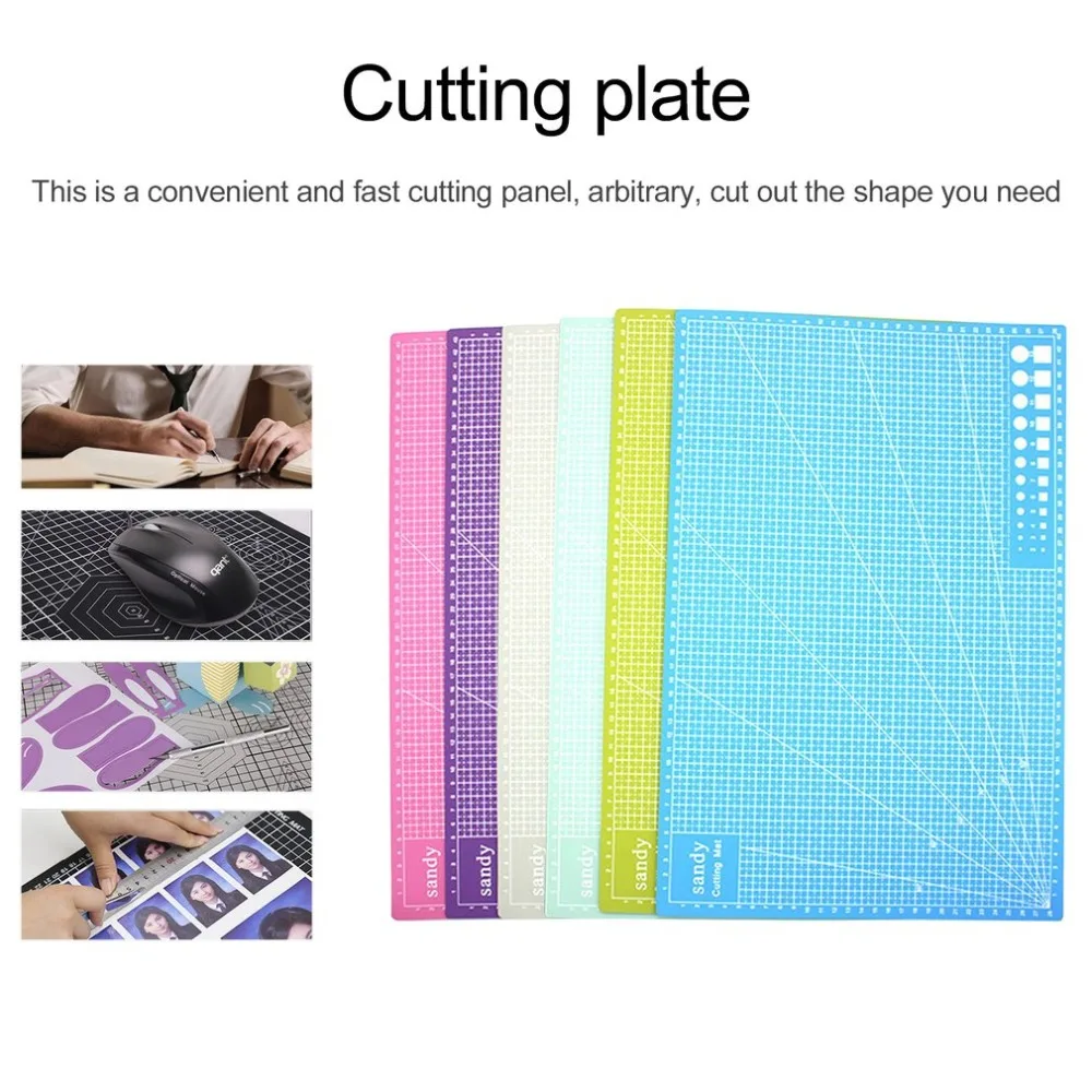 

A3 PVC Patchwork Cutting Mat Manualidades Cutter Underlay DIY Cutting Board Cutter Plate Handmade Tools for Patchwork Accessary