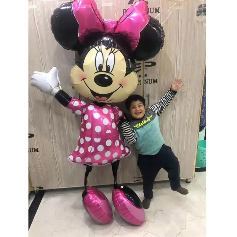 

1pc Large 175cm Mickey Foil Balloon Minnie Birthday Party Decorations Kids Babyshower Boy and Girl Helium Foil Globos Girl's Toy