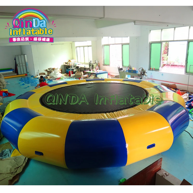 

Aqua Sports Multifunctional Inflatable Floating Water Jumping Bed / Inflatable Trampoline For Sale