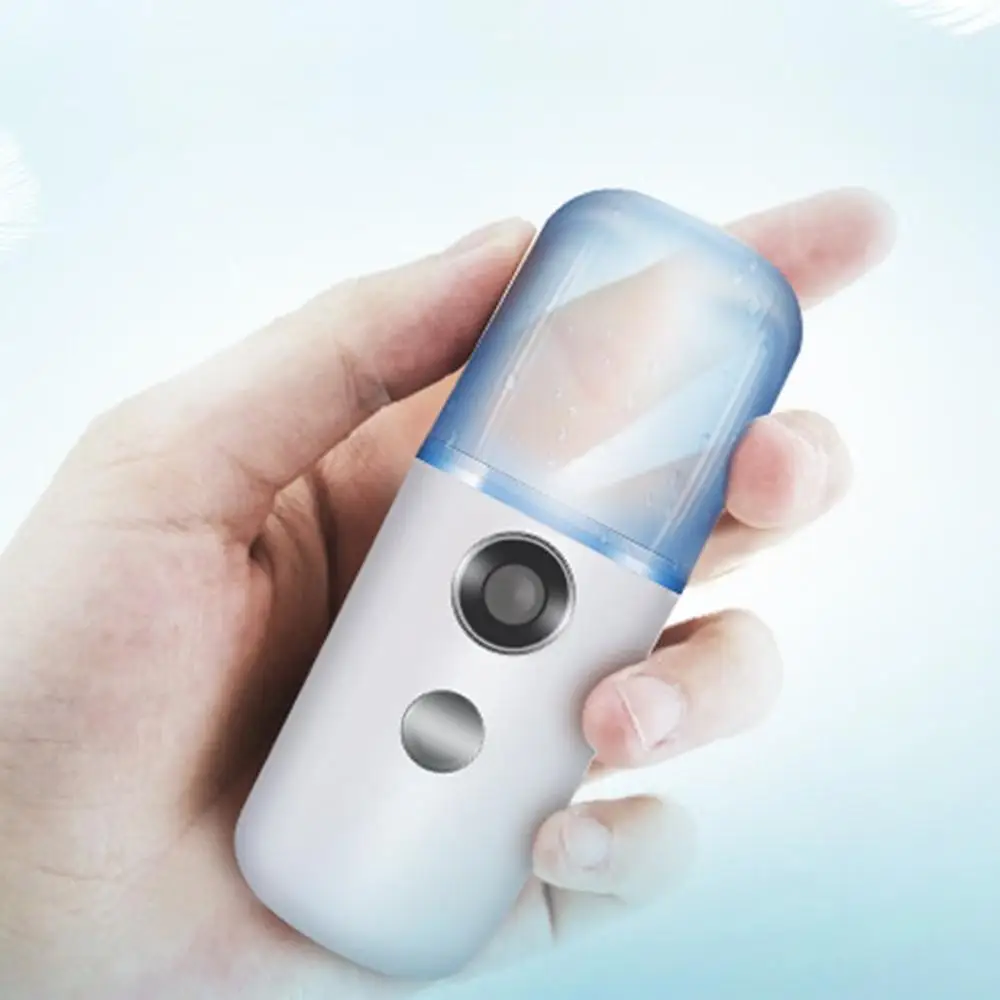 Портативный мини распылитель спрей увлажняющий лицо USB Перезаряжаемый прибор для красоты увлажнитель лица ежедневное охлаждение распылитель воды