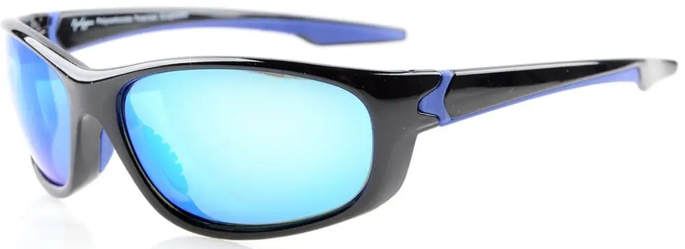 Black Blue Mirror TH6145 Eyekepper Поликарбонат Поляризованные спортивные солнцезащитный очки для Для мужчин Для женщин TR90 ломкое - Цвет линз: Black Blue Mirror