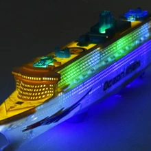 Детские игрушки Электрический корабль моделирование модель Универсальный музыкальный светильник круиз
