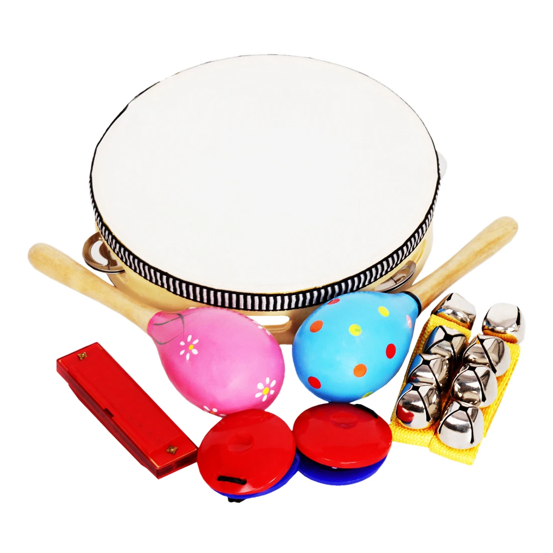 8Pcs Pre school Musical Instruments Toys Learning Educational Set for
