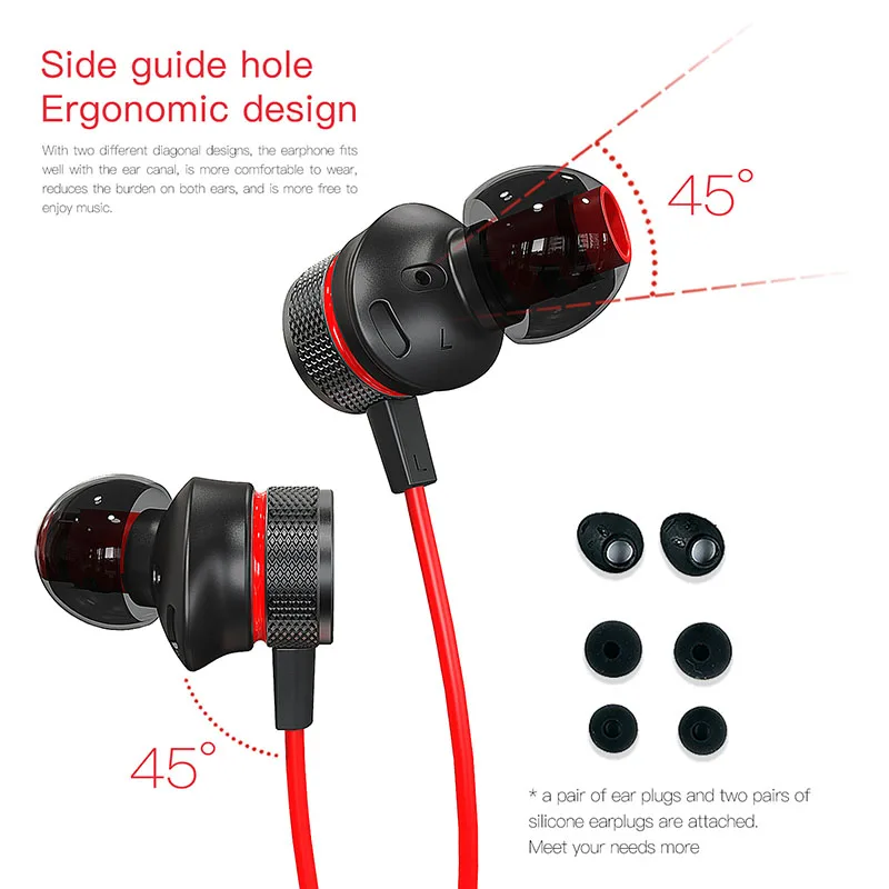 Горячие PLEXTONE G15 In Ear Pro Gaming Headset 3 5 мм Jack Шум шумоподавления стерео бас наушники с