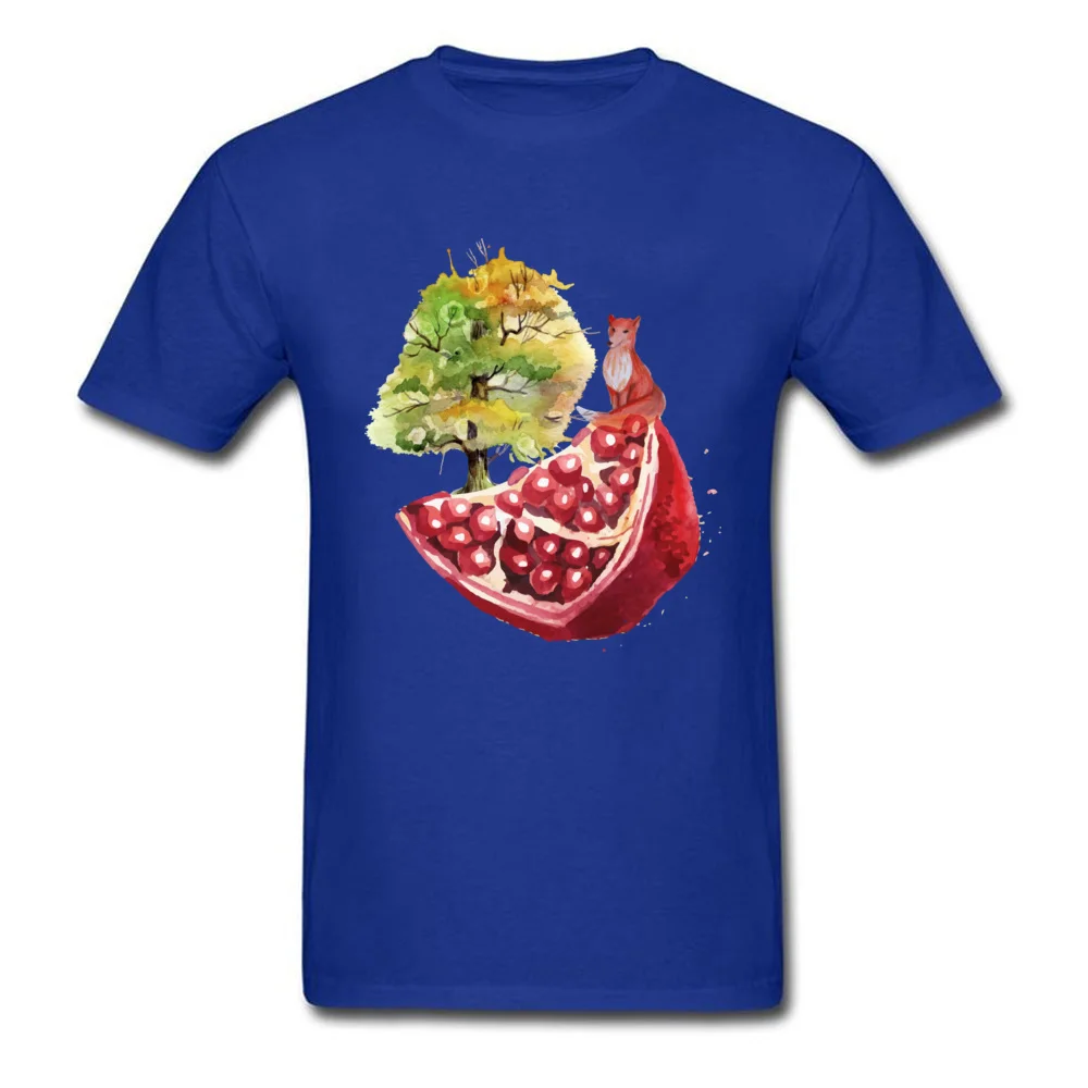 watercolour epic fruit tree and fox_blue