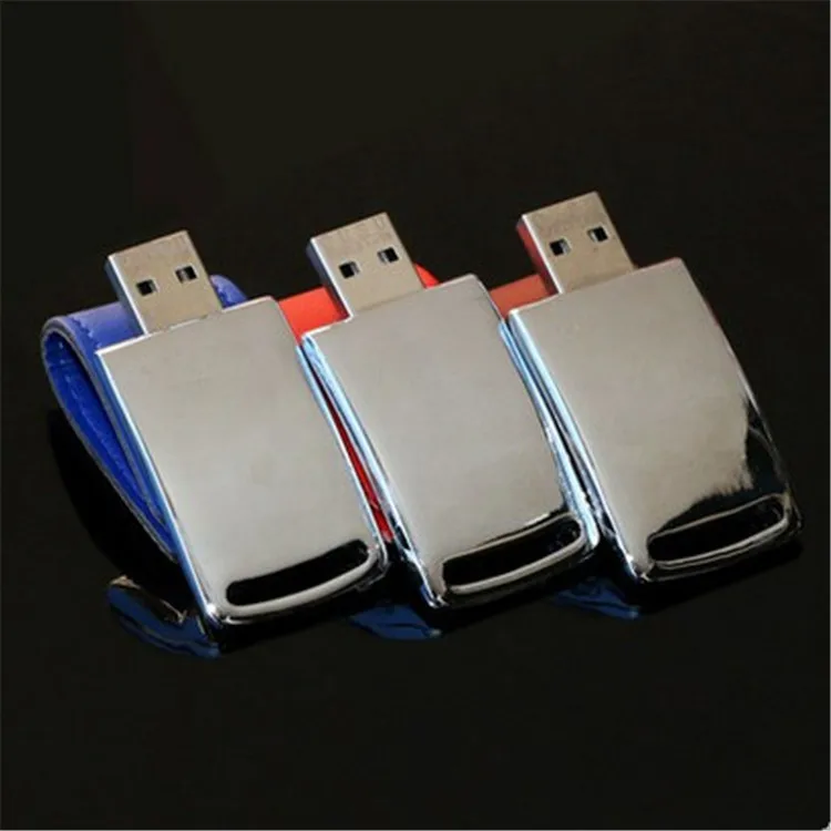 High Speed USB 3.0 Leather usb flash drive + Key chain USB Flash Drives 128GB 64GB 8G 16G 32GB Memory Sticks Pen Drives gift