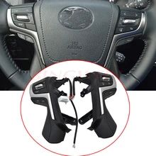 For Toyota Land Cruiser Prado multi-function steering wheel button switch black and gray switches buttons A pair of buttons